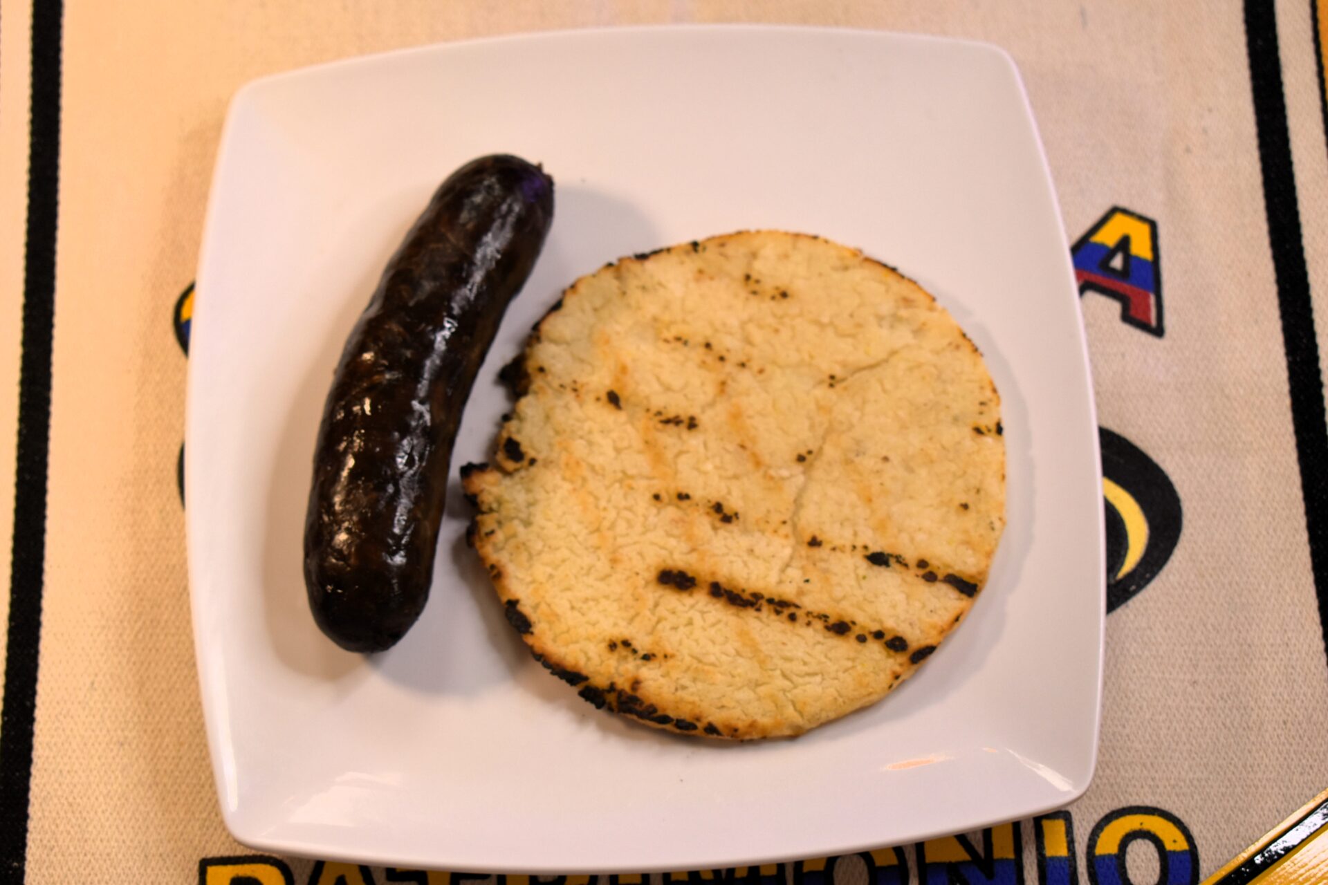 Morcilla con Arepa
